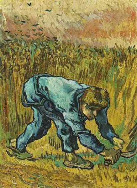Vincent Van Gogh Reaper with Sickle China oil painting art